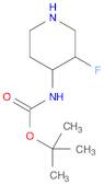 tert-Butyl (3-fluoropiperidin-4-yl)carbamate