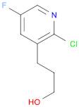 3-(2-Chloro-5-fluoropyridin-3-yl)propan-1-ol