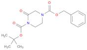 4-Benzyl 1-tert-butyl 2-oxopiperazine-1,4-dicarboxylate