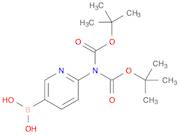 6-(Bis(tert-butoxycarbonyl)amino)pyridin-3-ylboronic acid