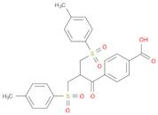 Benzoic acid,4-[3-[(4-methylphenyl)sulfonyl]-2-[[(4-methylphenyl)sulfonyl]methyl]-1-oxopropyl]-