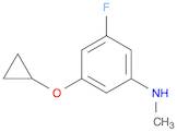 3-Cyclopropoxy-5-fluoro-N-methylaniline