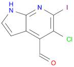 5-Chloro-6-iodo-1H-pyrrolo[2,3-b]pyridine-4-carbaldehyde