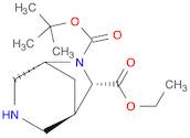 Racemic-(1R,5S,7S)-6-Tert-Butyl 7-Ethyl 3,6-Diazabicyclo[3.2.1]Octane-6,7-Dicarboxylate