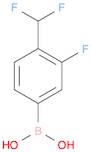 4-(Difluoromethyl)-3-fluorophenylboronic acid