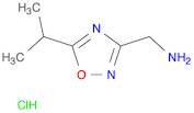 (5-Isopropyl-1,2,4-oxadiazol-3-yl)methanamine hydrochloride