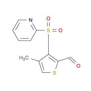 4-Methyl-3-(Pyridine-2-Sulfonyl)-Thiophene-2-Carbaldehyde