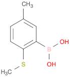 5-Methyl-2-(methylthio)phenylboronic acid