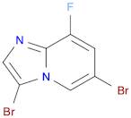 3,6-Dibromo-8-Fluoroimidazo[1,2-A]Pyridine