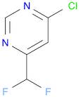 4-chloro-6-(difluoromethyl)pyrimidine