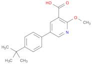 2-Methoxy-5-(4-t-butylphenyl)nicotinic acid