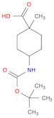 4-((tert-butoxycarbonyl)amino)-1-methylcyclohexanecarboxylic acid