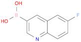 (6-fluoro-3-quinolinyl)boronic acid