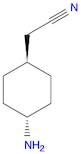 cyclohexaneacetonitrile, 4-amino-, trans-