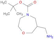 tert-butyl 6-(aminomethyl)-1,4-oxazepane-4-carboxylate