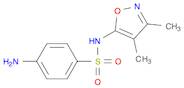 Benzenesulfonamide, 4-amino-N-(3,4-dimethyl-5-isoxazolyl)-