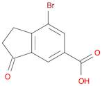 7-Bromo-3-oxo-2,3-dihydro-1H-indene-5-carboxylic acid