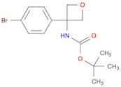 tert-Butyl (3-(4-bromophenyl)oxetan-3-yl)carbamate