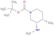 cis-tert-Butyl 4-methyl-3-(methylamino)piperidine-1-carboxylate