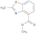 4-Benzoxazolecarboxylic acid, 2-methyl-, methyl ester