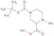 1-(tert-butyl) 3-methyl 4-methylpiperazine-1,3-dicarboxylate