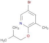 5-Bromo-2-isobutoxy-3-methylpyridine