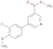 Methyl 5-(3-chloro-4-methoxyphenyl)pyridine-3-carboxylate