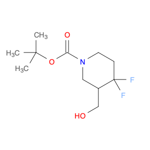 tert-Butyl 4,4-difluoro-3-(hydroxymethyl)-piperidine-1-carboxylate