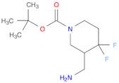 tert-butyl 3-(aminomethyl)-4,4-difluoropiperidine-1-carboxylate