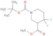 1-tert-butyl 3-Methyl 4,4-difluoropiperidine-1,3-dicarboxylate