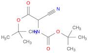 tert-Butyl 2-((tert-butoxycarbonyl)amino)-2-cyanoacetate