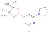 2-Fluoro-6-(pyrrolidin-1-yl)pyridine-4-boronic acid pinacol ester