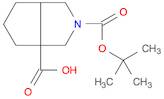 2-[(tert-Butoxy)carbonyl]-octahydrocyclopenta[c]pyrrole-3a-carboxylic Acid