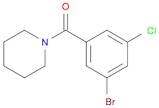 1-[(3-bromo-5-chlorophenyl)carbonyl]piperidine