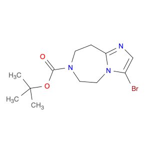 TERT-BUTYL 3-BROMO-8,9-DIHYDRO-5H-IMIDAZO[1,2-D][1,4]DIAZEPINE-7(6H)-CARBOXYLATE