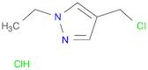 4-(chloromethyl)-1-ethyl-1H-pyrazole hydrochloride