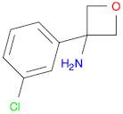 3-(3-Chlorophenyl)-3-oxetanamine