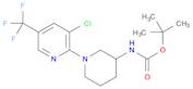 tert-butyl N-[1-[3-chloro-5-(trifluoromethyl)pyridin-2-yl]piperidin-3-yl]carbamate