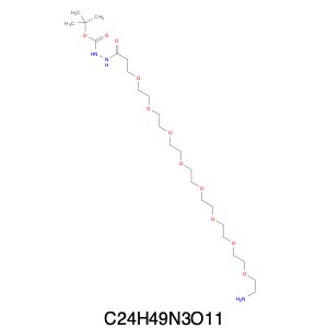tert-Butyl 30-amino-4-oxo-7,10,13,16,19,22,25,28-octaoxa-2,3-diazatriacontan-1-oate