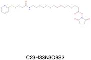 N-[3-(o-Pyridyldisulfido)propanoyl]-15-amino-4,7,10,13-tetraoxa-pentadecanoyl succinimidyl ester