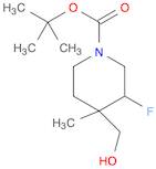 tert-Butyl 3-fluoro-4-(hydroxymethyl)-4-methylpiperidine-1-carboxylate