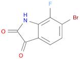 6-bromo-7-fluoro-2,3-dihydro-1H-indole-2,3-dione