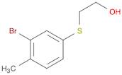 2-(3-Bromo-4-methylphenylthio)ethanol