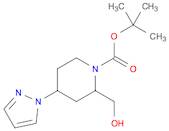 Tert-Butyl 2-(Hydroxymethyl)-4-(1H-Pyrazol-1-Yl)Piperidine-1-Carboxylate