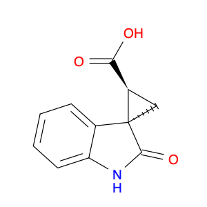 Racemic-(1R,2S)-2-Oxospiro[Cyclopropane-1,3-Indoline]-2-Carboxylic Acid