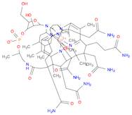 Cobinamide, Co-hydroxy-, f-(dihydrogen phosphate), inner salt, 3'-esterwith (5,6-dimethyl-1-a-D-...