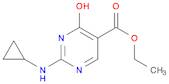 Ethyl 2-(cyclopropylamino)-6-oxo-1,6-dihydropyrimidine-5-carboxylate