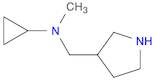 N-methyl-N-(pyrrolidin-3-ylmethyl)cyclopropanamine