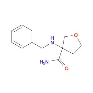 3-(Benzylamino)tetrahydrofuran-3-carboxamide