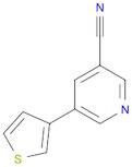 5-(Thiophen-3-yl)nicotinonitrile